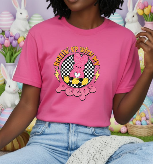 Rollin Up With My Peeps – Easter DTF Transfer