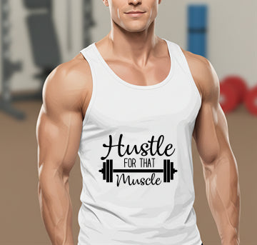 Hustle for that Muscle – Gym DTF Transfer