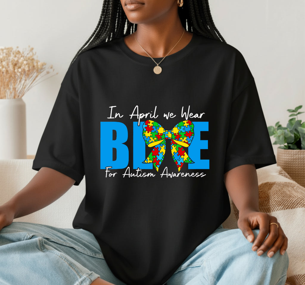 I DON'T WALK ALONE – Autism Awareness DTF Transfer