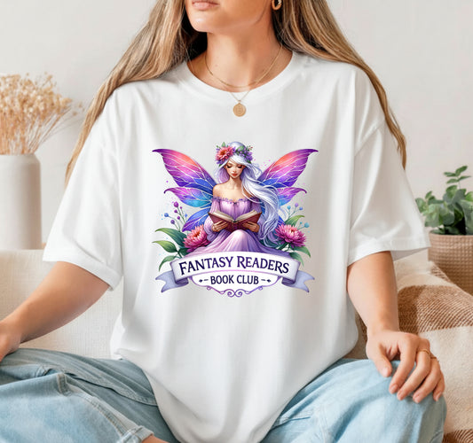 FANTASY READERS BOOK CLUB FAIRY – Booktrovert DTF Transfer