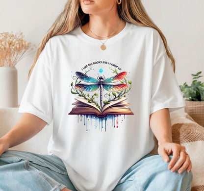 I LIKE BIG BOOKS AND I CANNOT LIE – Book Lover DTF Transfer