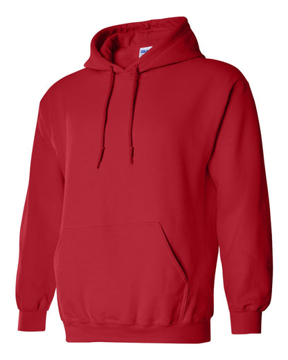 Gildan 18500 Unisex Heavy Blend™ Hooded Sweatshirt - Red - Side View