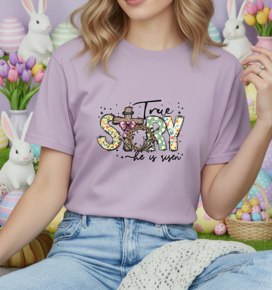 Floral Bunny Head – Easter DTF Transfer