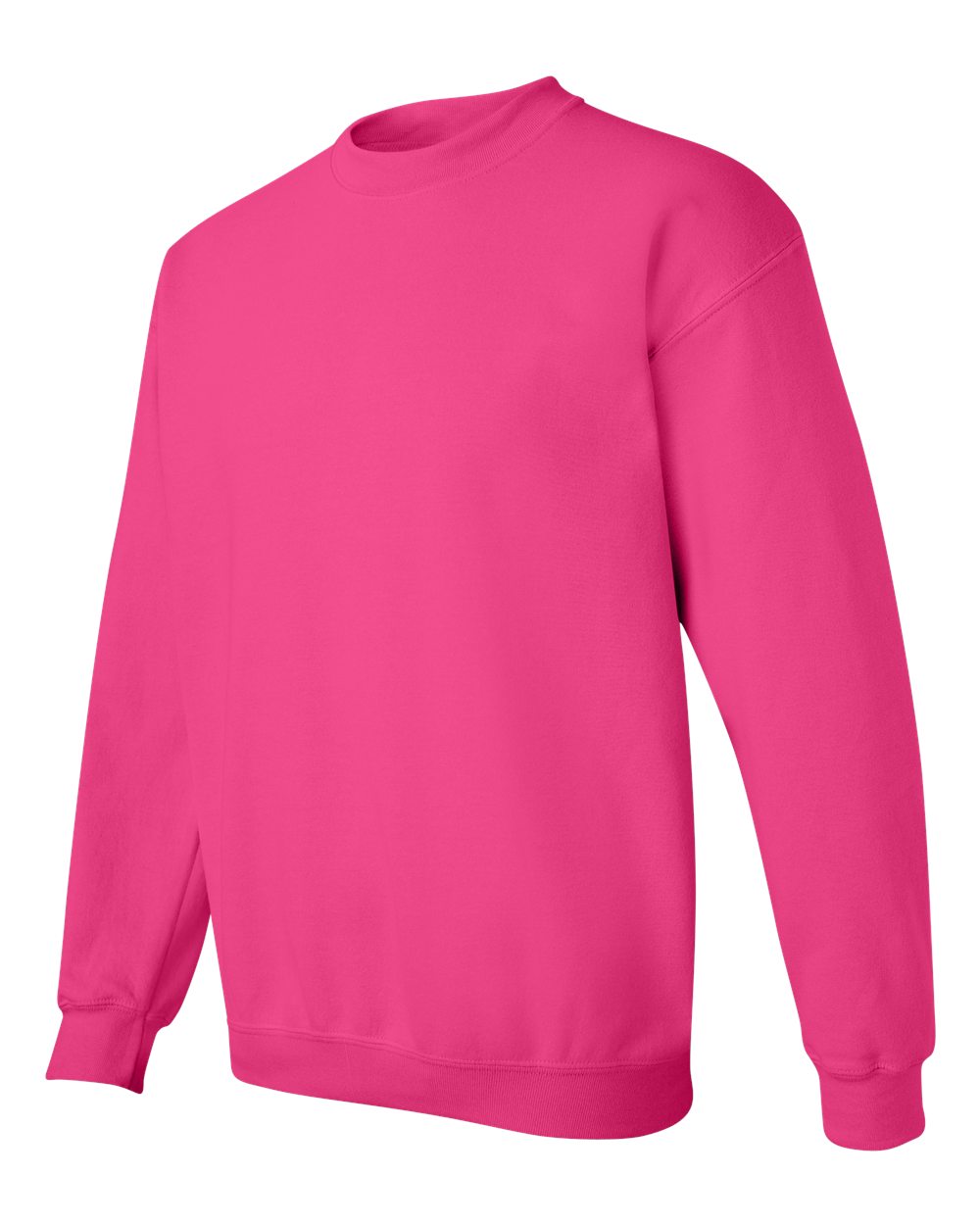 Gildan 18000 Unisex Heavy Blend™ Crewneck Sweatshirt - Heliconia - Side View