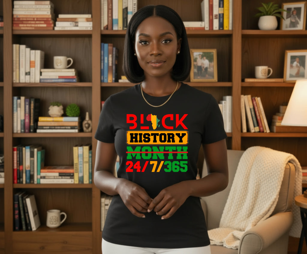 "BLACK HISTORY IS AMERICAN HISTORY" – Black History DTF Transfer