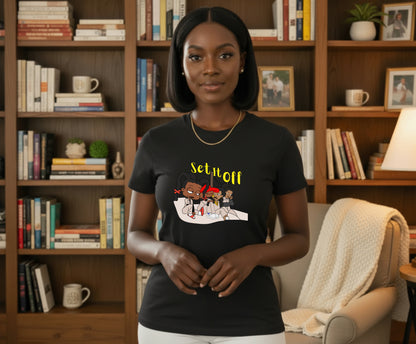 "WE ARE BLACK HISTORY" Afro Silhouette – Empowerment DTF Transfer