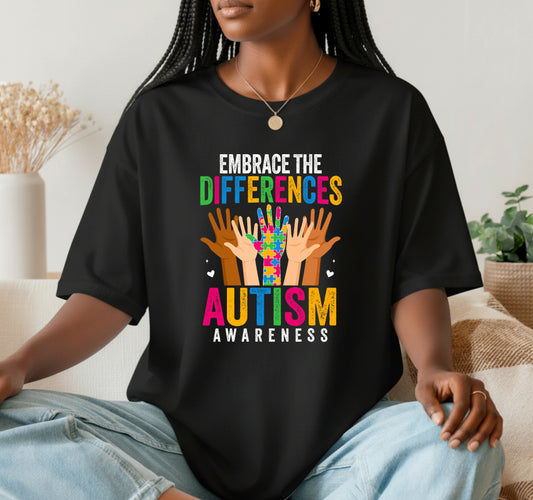 "I wear blue for my son" – Autism Awareness DTF Transfer