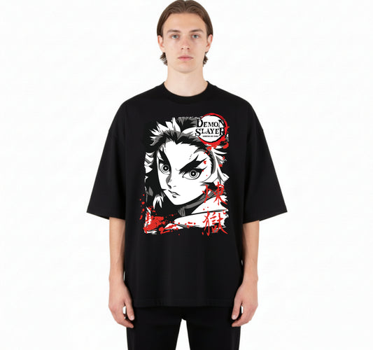 DEMON SLAYER Tanjiro Flame – Anime DTF Transfer
