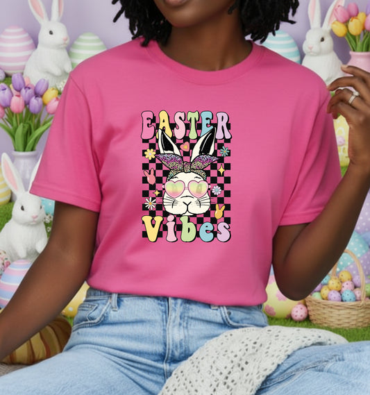 Happy Easter – Floral Bunny DTF Transfer