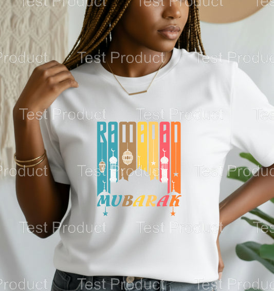 Ramadan Mubarak – Islamic DTF Transfer