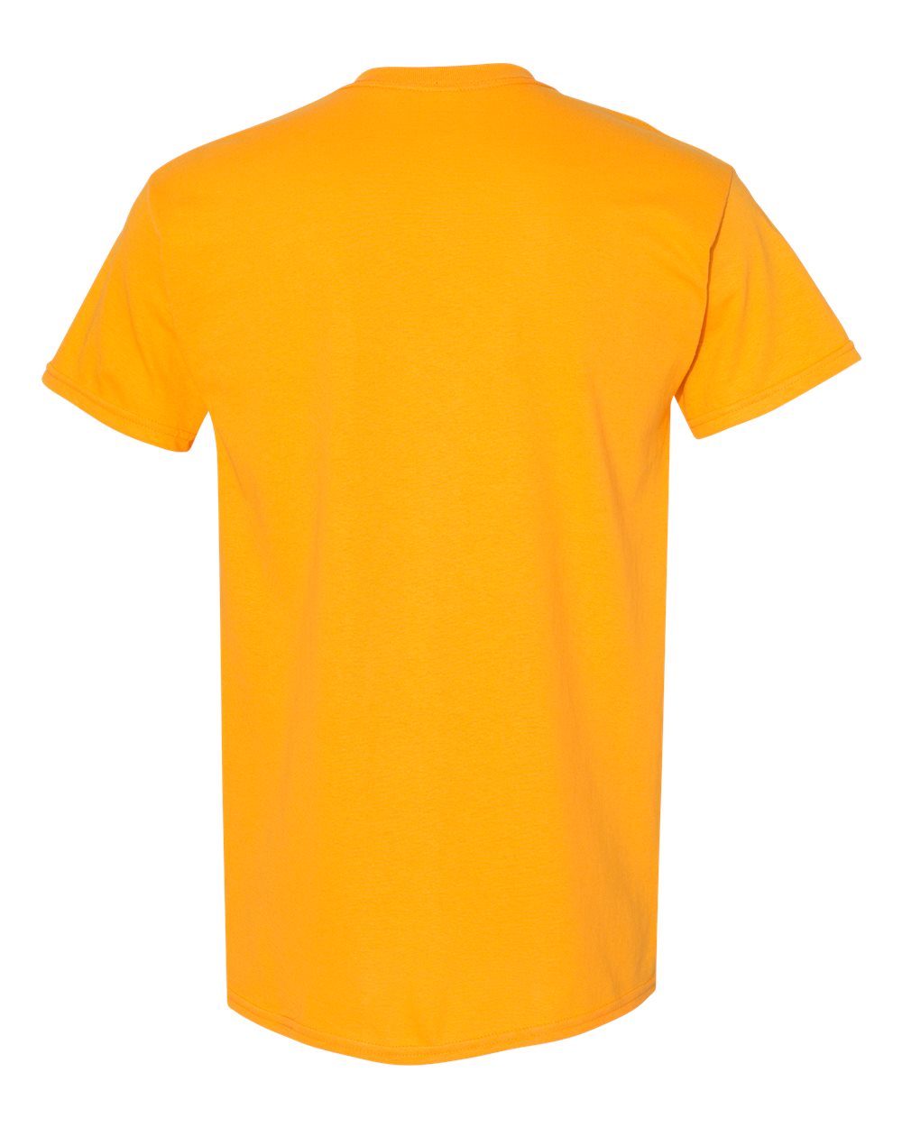 Gildan 5000 Unisex Heavy Cotton™ T-Shirt - Gold - Back View