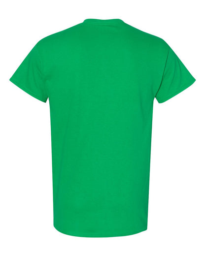 Gildan 5000 Unisex Heavy Cotton™ T-Shirt - Irish Green - Back View