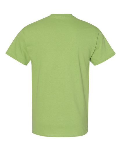 Gildan 5000 Unisex Heavy Cotton™ T-Shirt - Kiwi - Back View