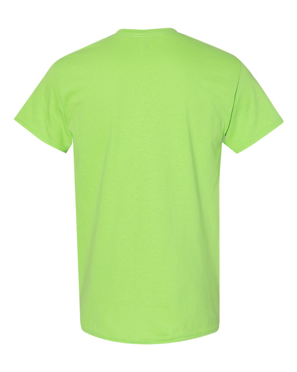 Gildan 5000 Unisex Heavy Cotton™ T-Shirt - Lime - Back View
