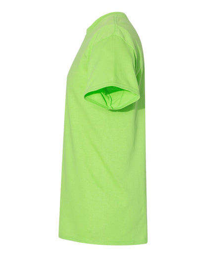 Gildan 5000 Unisex Heavy Cotton™ T-Shirt - Lime - Direct Side