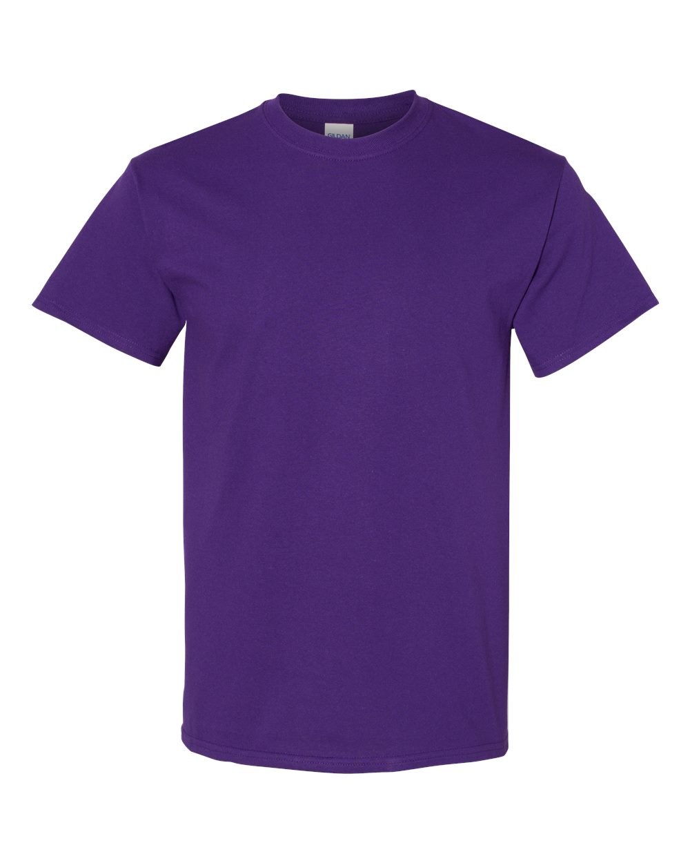 Gildan 5000 Unisex Heavy Cotton™ T-Shirt - Purple - Front View