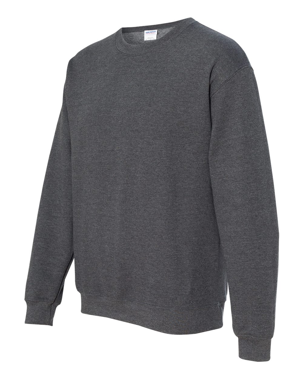 Gildan 18000 Unisex Heavy Blend™ Crewneck Sweatshirt - Dark Heather - Side View