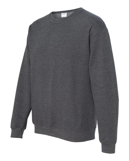 Gildan 18000 Unisex Heavy Blend™ Crewneck Sweatshirt - Dark Heather - Side View