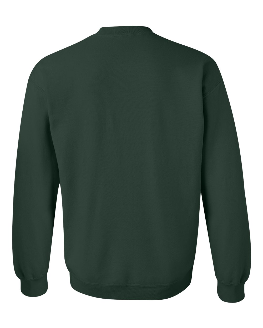 Gildan 18000 Unisex Heavy Blend™ Crewneck Sweatshirt - Forest - Back View
