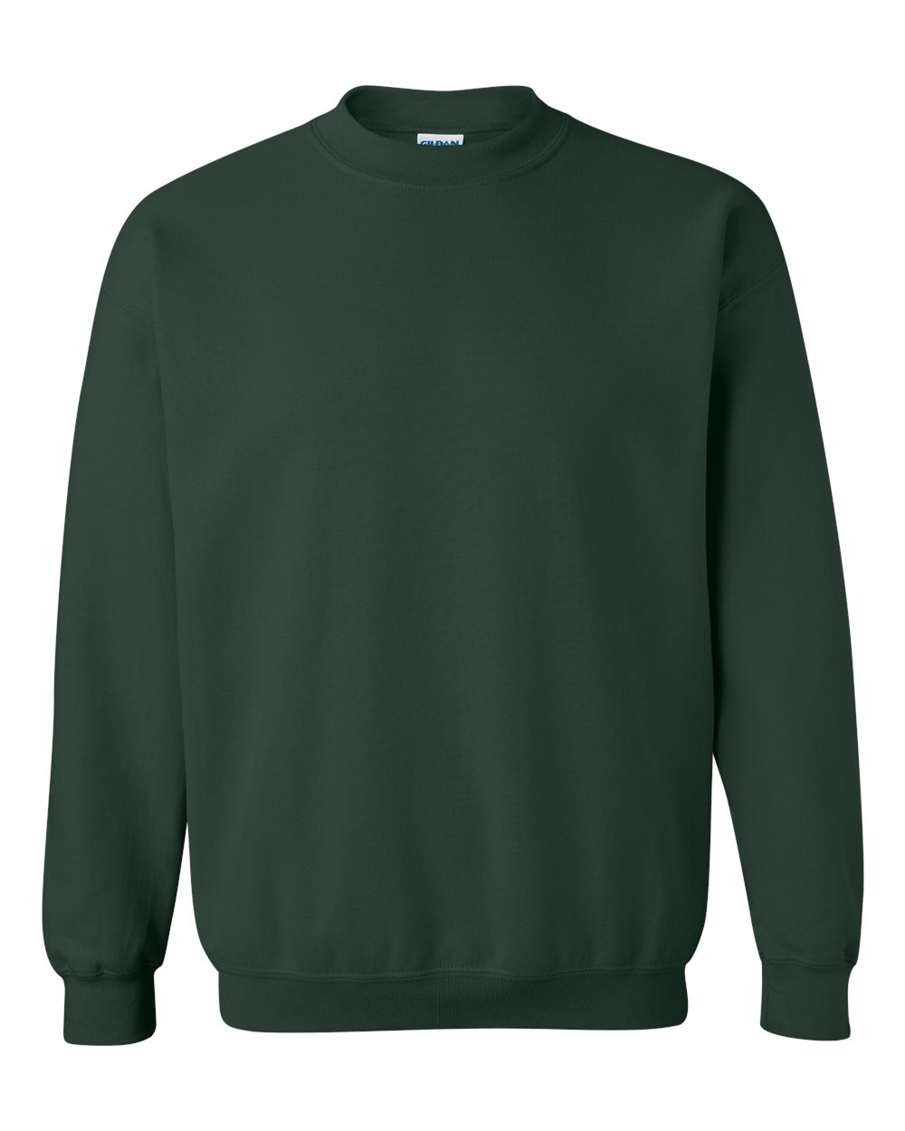 Gildan 18000 Unisex Heavy Blend™ Crewneck Sweatshirt - Forest - Front View
