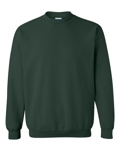 Gildan 18000 Unisex Heavy Blend™ Crewneck Sweatshirt - Forest - Front View