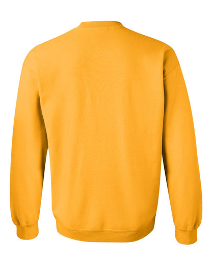 Gildan 18000 Unisex Heavy Blend™ Crewneck Sweatshirt - Gold - Back View