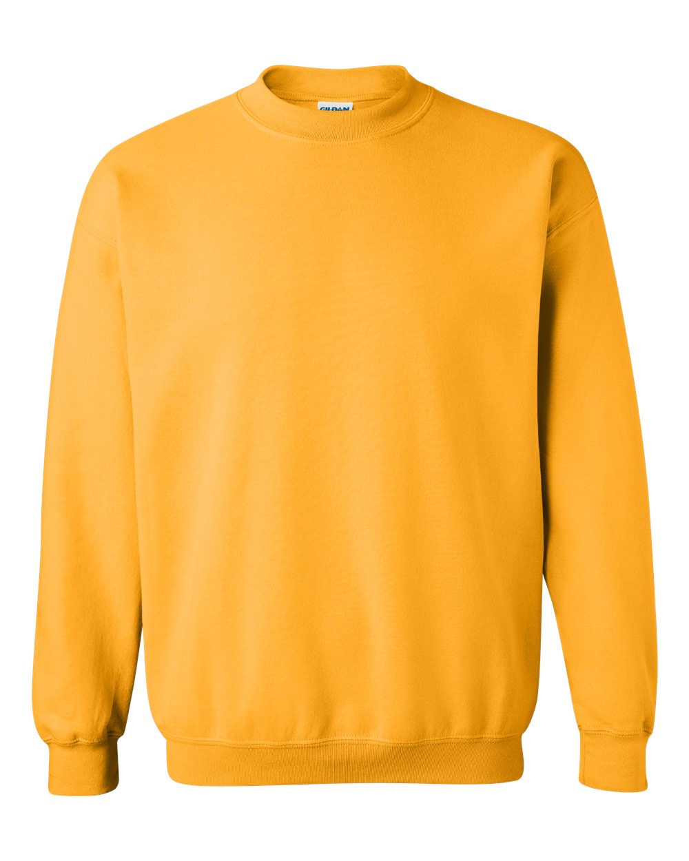 Gildan 18000 Unisex Heavy Blend™ Crewneck Sweatshirt - Gold - Front View