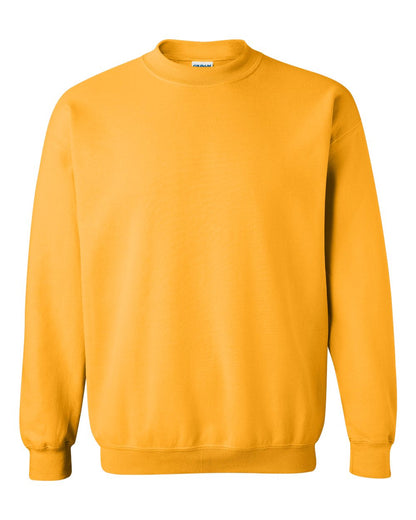Gildan 18000 Unisex Heavy Blend™ Crewneck Sweatshirt - Gold - Front View