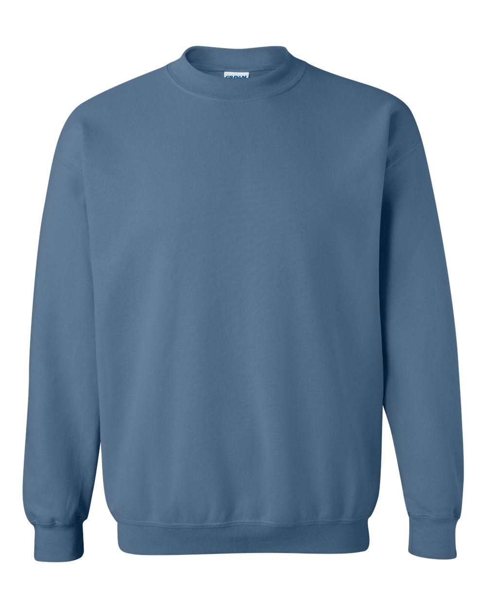 Gildan 18000 Unisex Heavy Blend™ Crewneck Sweatshirt - Indigo Blue - Front View