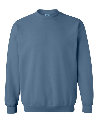 Gildan 18000 Unisex Heavy Blend™ Crewneck Sweatshirt - Indigo Blue - Front View