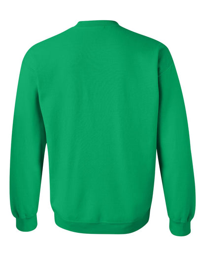 Gildan 18000 Unisex Heavy Blend™ Crewneck Sweatshirt - Irish Green - Back View