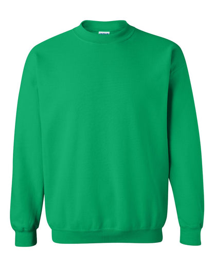 Gildan 18000 Unisex Heavy Blend™ Crewneck Sweatshirt - Irish Green - Front View