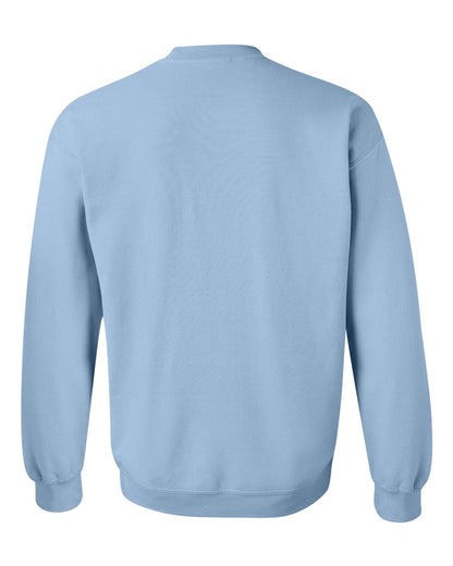 Gildan 18000 Unisex Heavy Blend™ Crewneck Sweatshirt - Light Blue - Back View