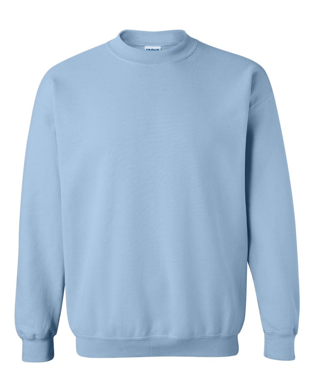 Gildan 18000 Unisex Heavy Blend™ Crewneck Sweatshirt - Light Blue - Front View