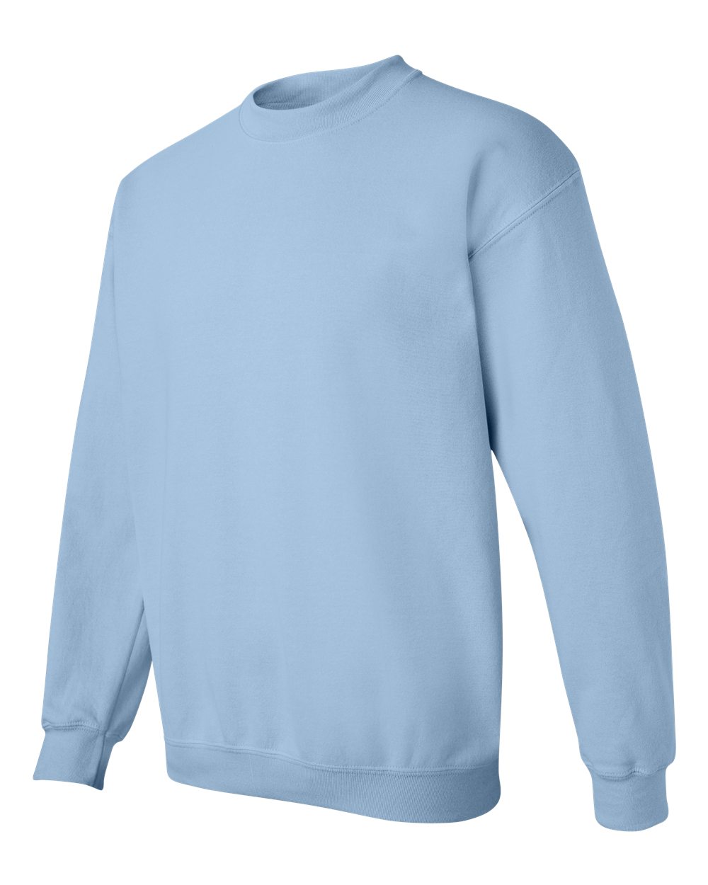Gildan 18000 Unisex Heavy Blend™ Crewneck Sweatshirt - Light Blue - Side View