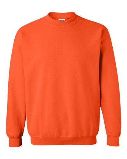 Gildan 18000 Unisex Heavy Blend™ Crewneck Sweatshirt - Orange - Front View