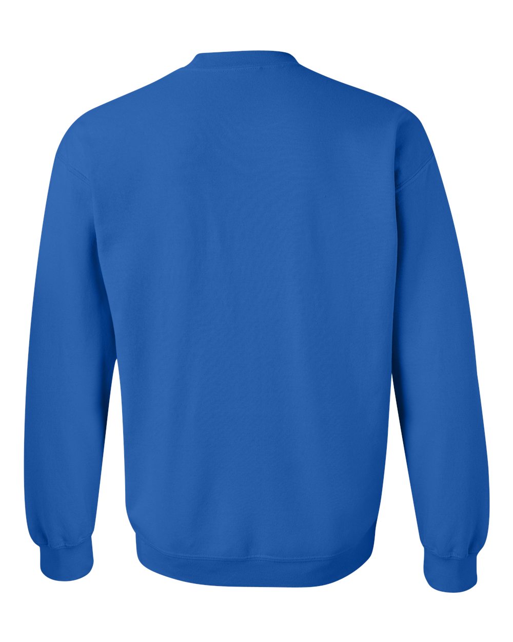 Gildan 18000 Unisex Heavy Blend™ Crewneck Sweatshirt - Royal - Back View