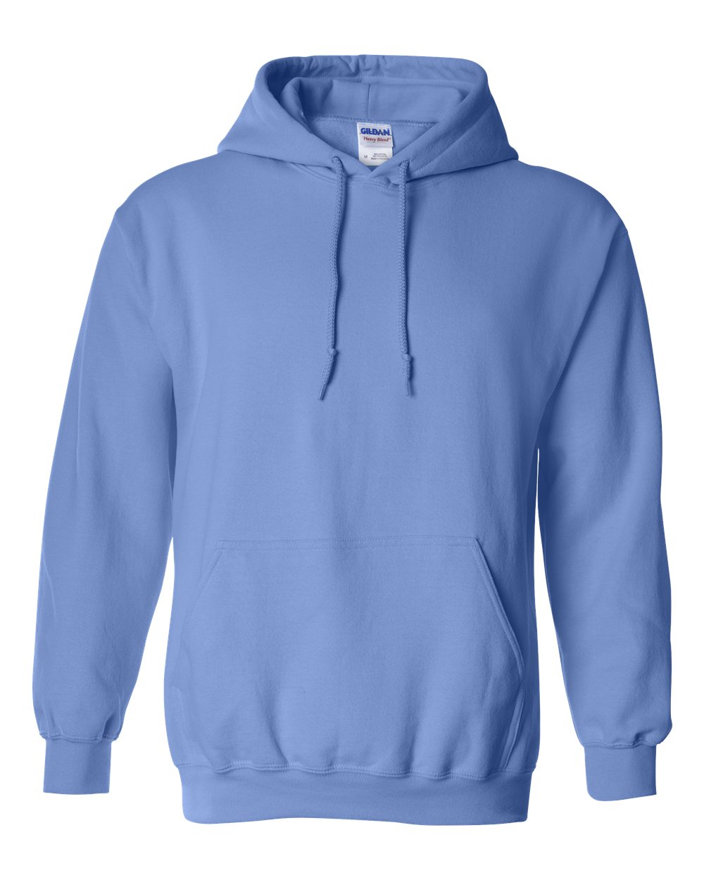 Gildan 18500 Unisex Heavy Blend™ Hooded Sweatshirt - Carolina Blue - Front View