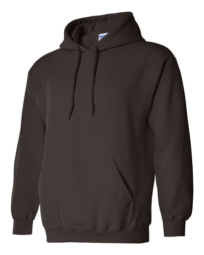 Gildan 18500 Unisex Heavy Blend™ Hooded Sweatshirt - Dark Chocolate - Side View