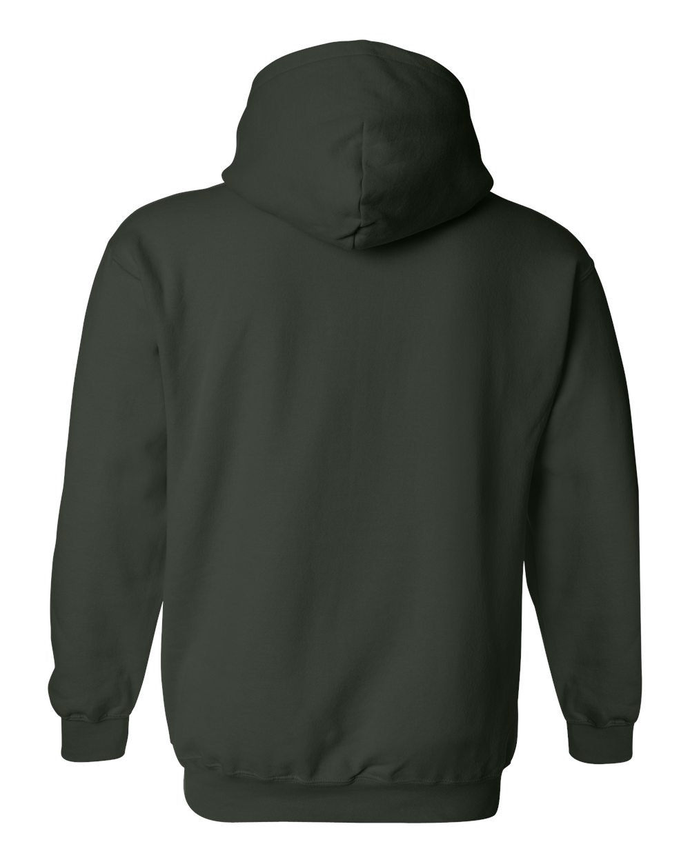 Gildan 18500 Unisex Heavy Blend™ Hooded Sweatshirt - Forest - Back View