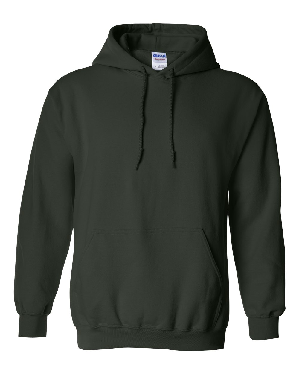 Gildan 18500 Unisex Heavy Blend™ Hooded Sweatshirt - Forest - Front View