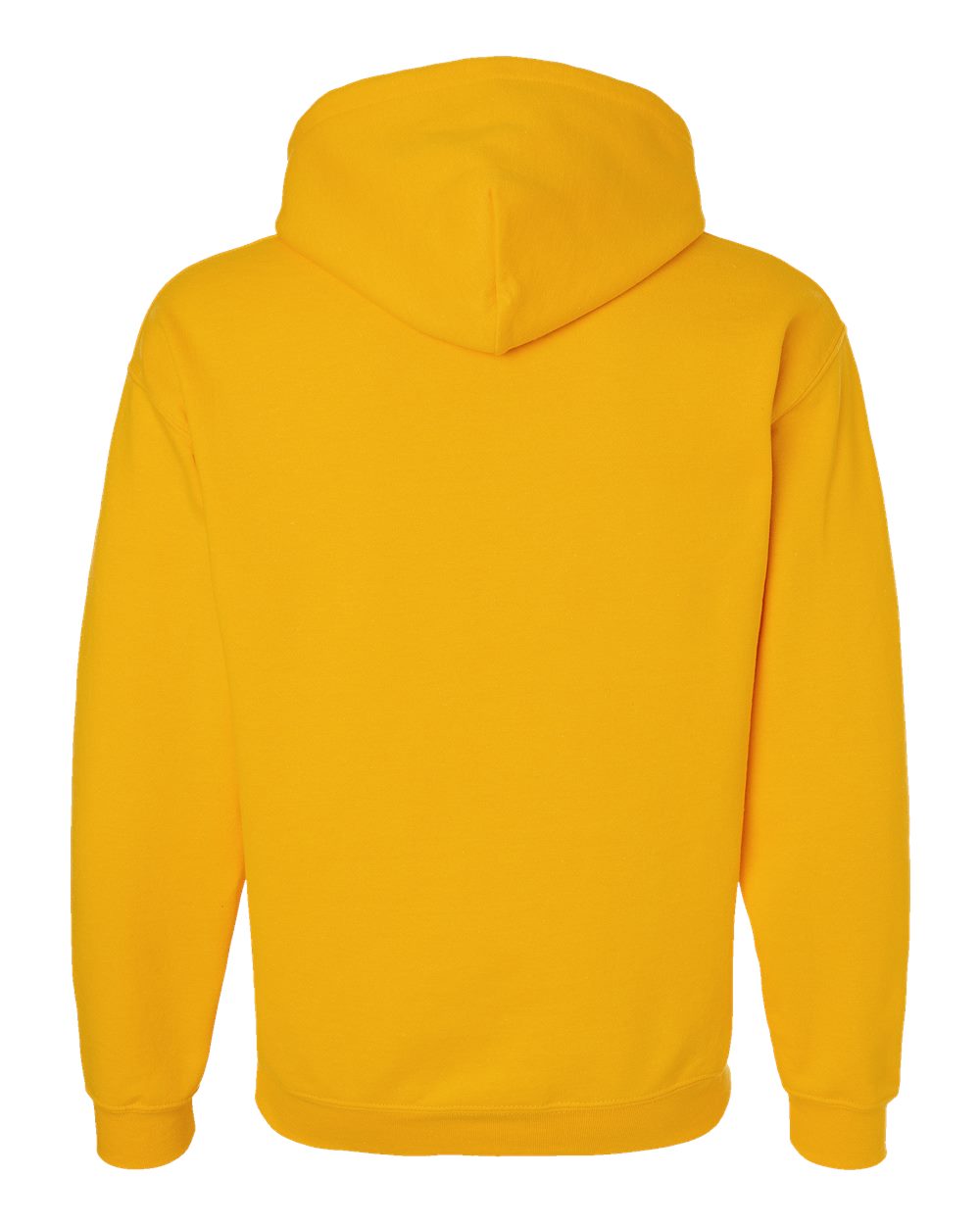 Gildan 18500 Unisex Heavy Blend™ Hooded Sweatshirt - Gold - Back View