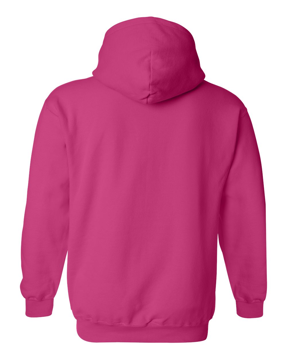 Gildan 18500 Unisex Heavy Blend™ Hooded Sweatshirt - Heliconia - Back View