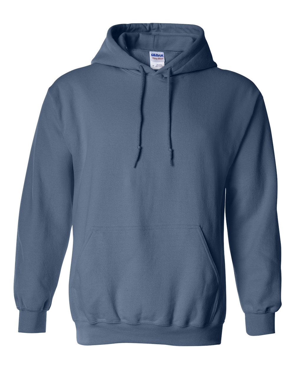 Gildan 18500 Unisex Heavy Blend™ Hooded Sweatshirt - Indigo Blue - Front View