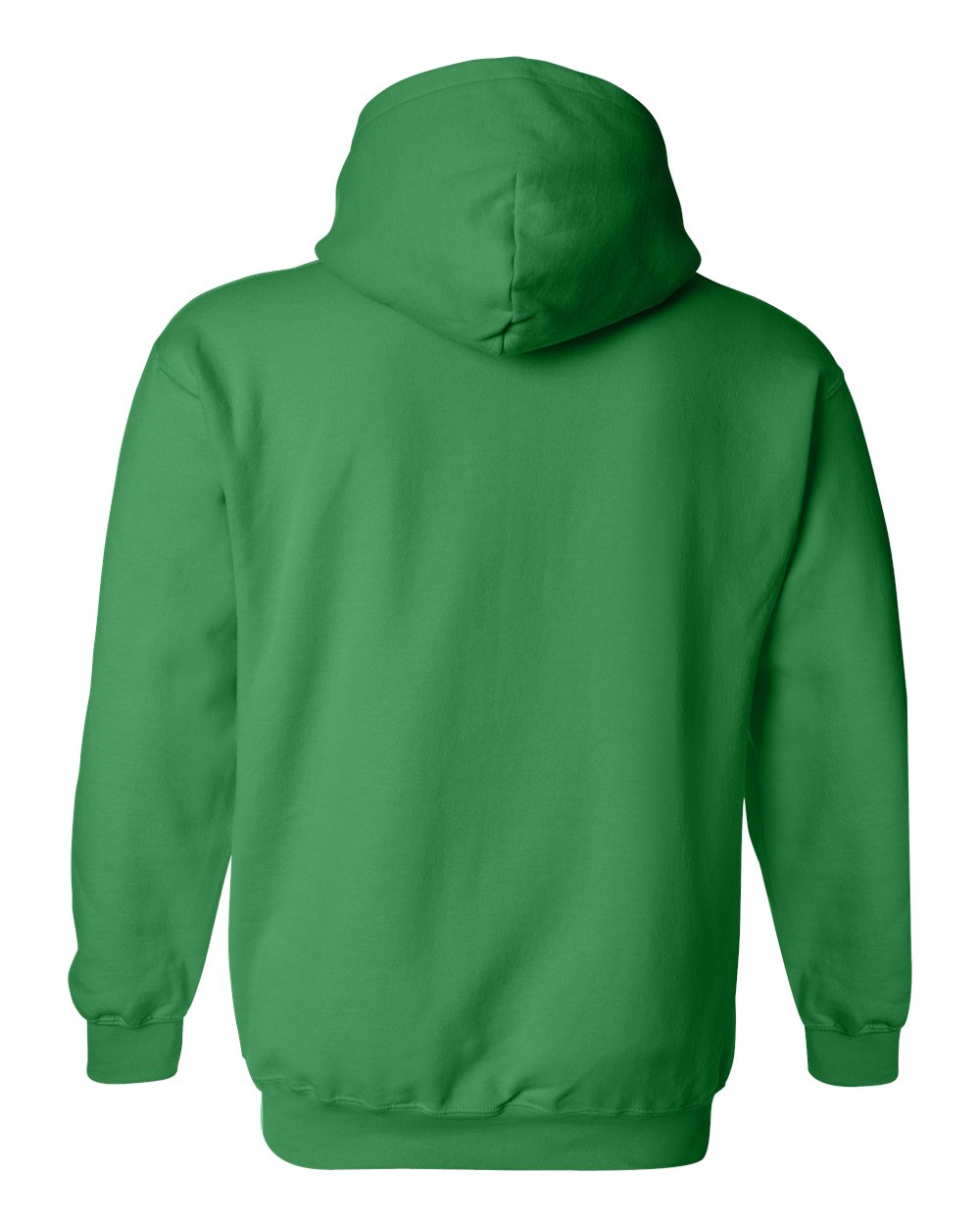 Gildan 18500 Unisex Heavy Blend™ Hooded Sweatshirt - Irish Green - Back View