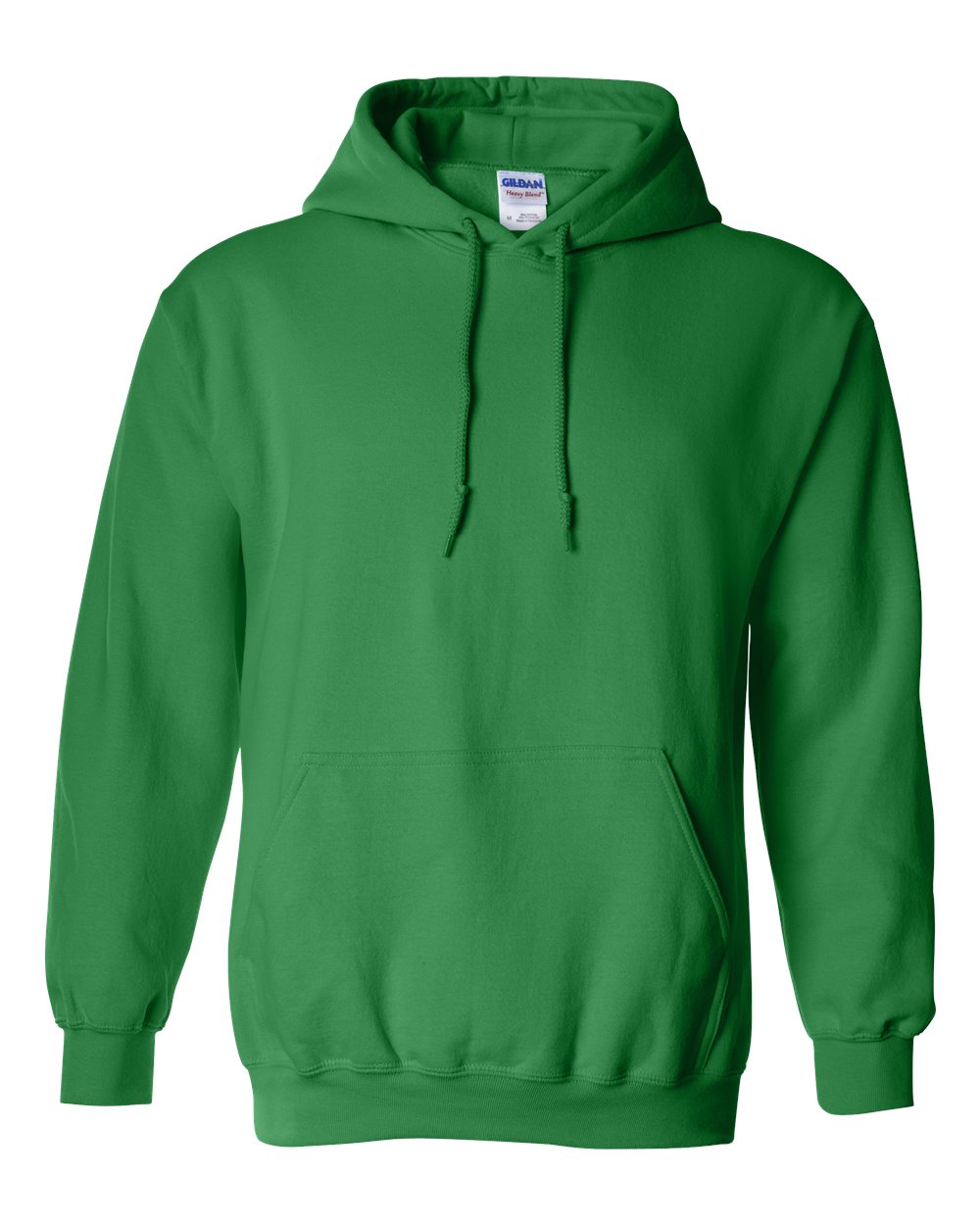 Gildan 18500 Unisex Heavy Blend™ Hooded Sweatshirt - Irish Green - Front View