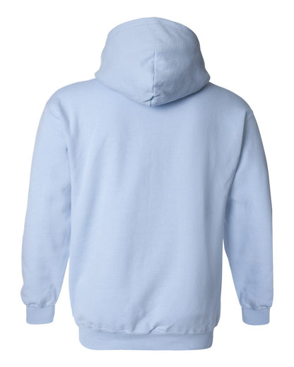 Gildan 18500 Unisex Heavy Blend™ Hooded Sweatshirt - Light Blue - Back View