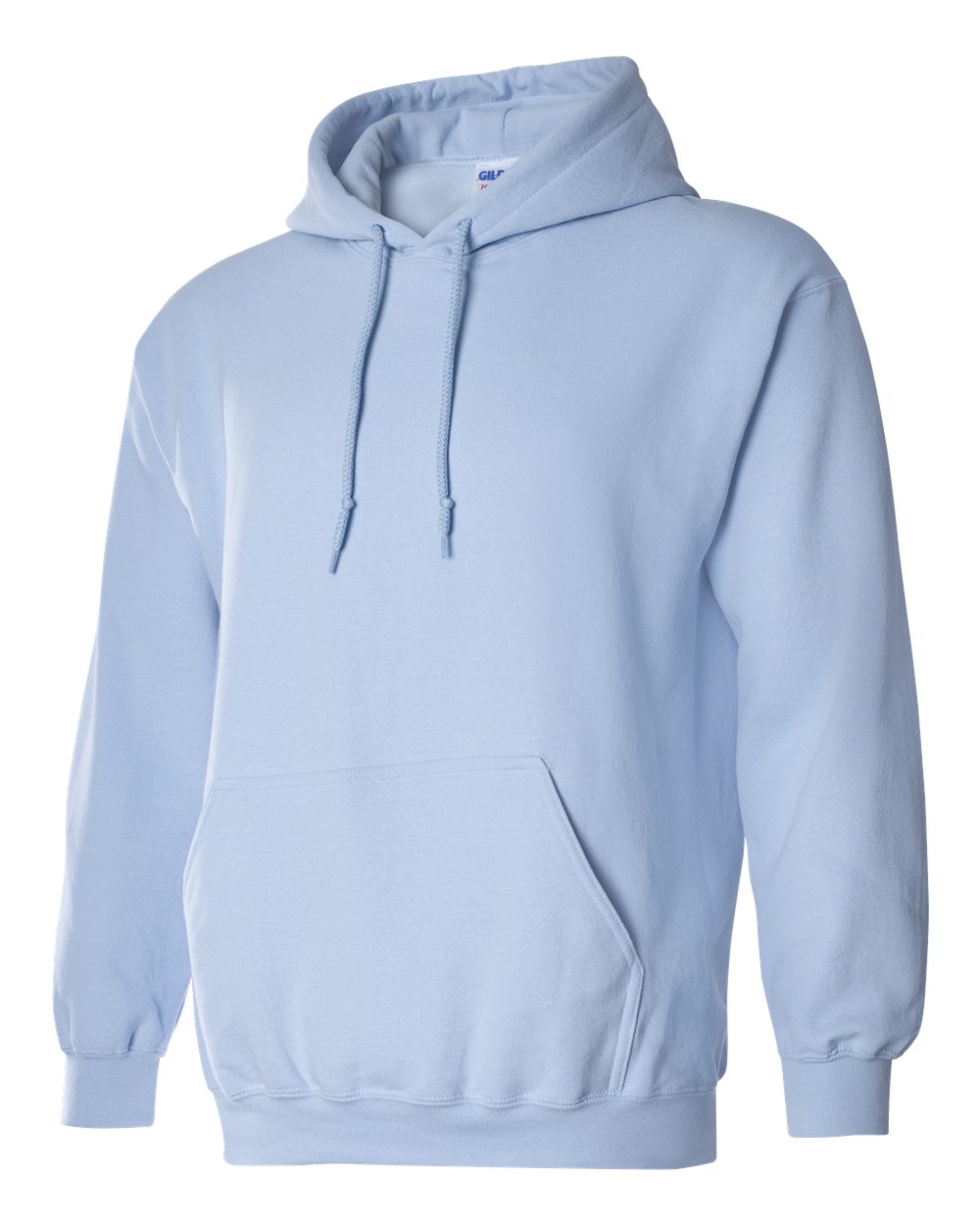 Gildan 18500 Unisex Heavy Blend™ Hooded Sweatshirt - Light Blue - Side View
