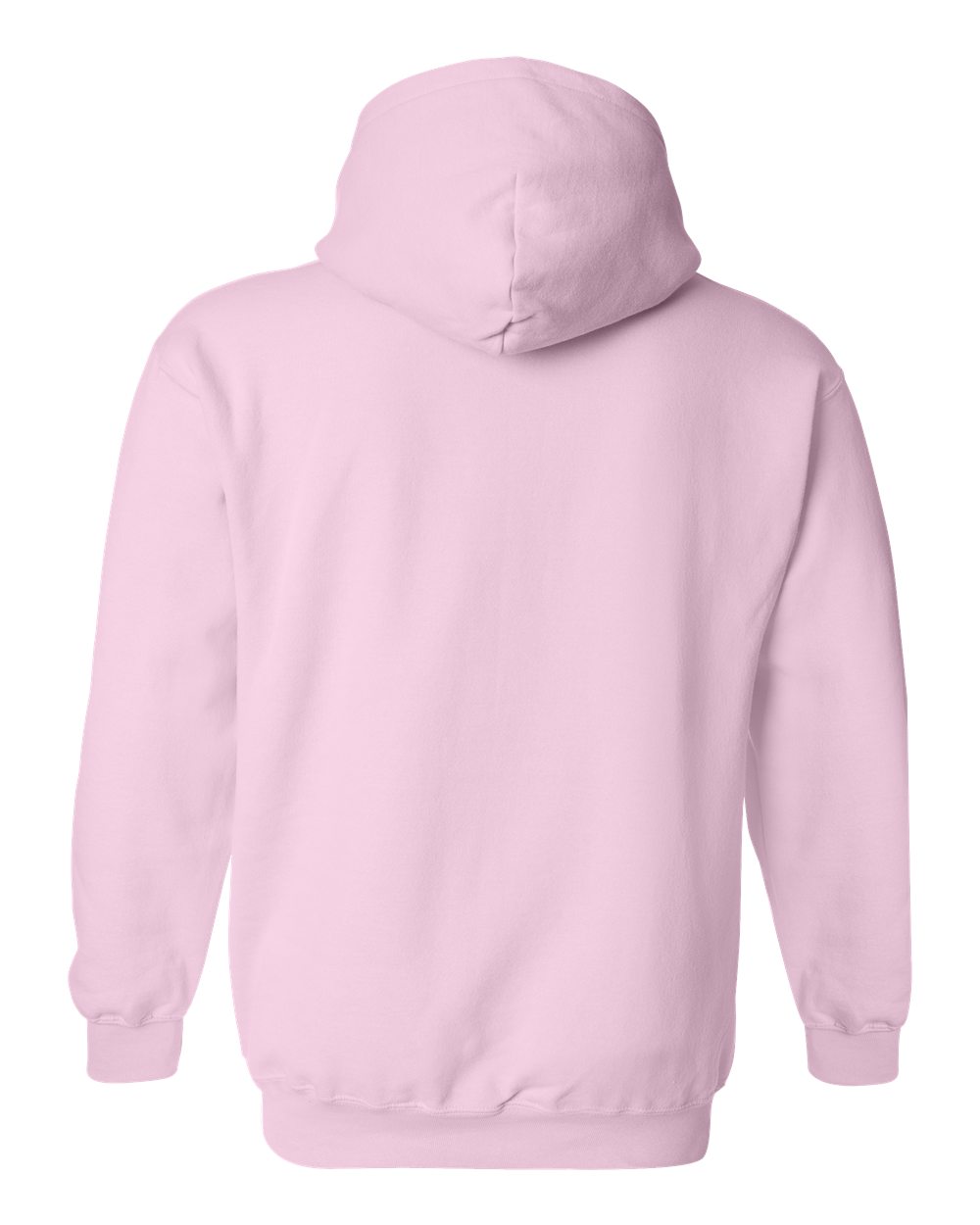 Gildan 18500 Unisex Heavy Blend™ Hooded Sweatshirt - Light Pink - Back View