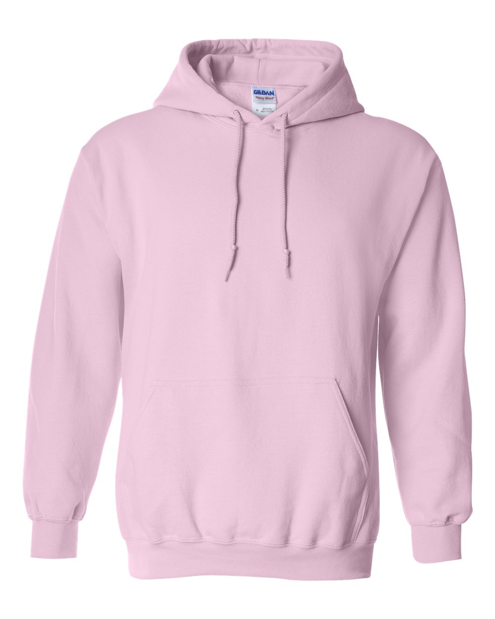 Gildan 18500 Unisex Heavy Blend™ Hooded Sweatshirt - Light Pink - Front View